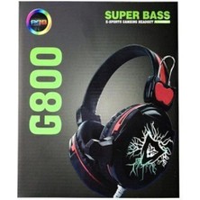 Super Bass Siyah Rgb G800 Oyuncu Kulaklık Gammıng GM800