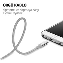 Ttec Alumicable Micro USB 120CM Şarj Kablosu - Roze Altın (2DK11RA)