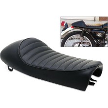 Cuticate Suzuki Gn Için Honda Cb Için Black Hump Saddle Cafe Racer Vintage Koltuk Yastığı (Yurt Dışından)