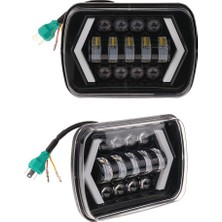 Cuticate 2 Adet LED Far Halo Arrow Melek Jeep Wrangler Yj Kamyon Için Işık (Yurt Dışından)