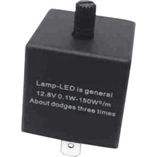 Cuticate 12 V 3-Pin LED Ayarlanabilir Araba Flaşör Flaş Röle Dönüş Sinyali Ampuller Için (Yurt Dışından)