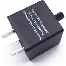 Cuticate 12 V 3-Pin LED Ayarlanabilir Araba Flaşör Flaş Röle Dönüş Sinyali Ampuller Için (Yurt Dışından)