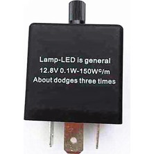 Cuticate 12 V 3-Pin LED Ayarlanabilir Araba Flaşör Flaş Röle Dönüş Sinyali Ampuller Için (Yurt Dışından)