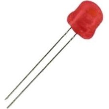 Motorobit 4.8mm Kırmızı Mantar LED Paketi - 10 Adet