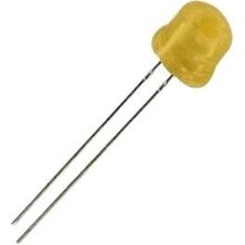 Motorobit 4.8mm Sarı Mantar LED Paketi - 10 Adet