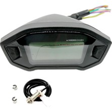 Wetnwind 7 Renk LCD Dijital Arka Işık Motor Takometre Göstergesi (Yurt Dışından)