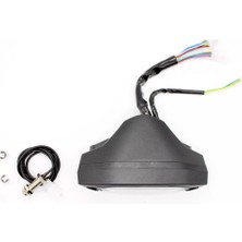 Wetnwind 7 Renk LCD Dijital Arka Işık Motor Takometre Göstergesi (Yurt Dışından)