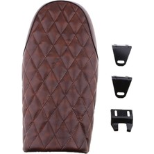 Wetnwind Motosiklet Diamond Flat Brat Cafe Racer Seat 750 Brown (Yurt Dışından)