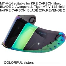 Wetnwind 2 Motosiklet Kask Renkli + Visor Için Tam Anti Uv Vizörü (Yurt Dışından)