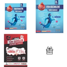 Nartest Yayınevi LGS 1. Dönem Prestij Matematik Fen Soru Bankası ve Deneme