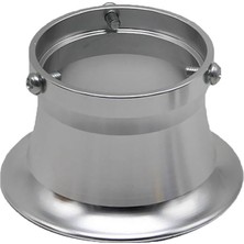 Wetnwind Motosiklet Hava Filtresi Kupası 50MM Çap Karbonhidrat Tamir Parçaları Gümüş (Yurt Dışından)