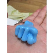 Gat Shop Mavi Renk Sevimli Muzip Anahtarlık Nah Anahtarlık