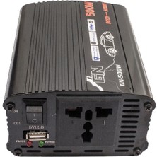 GN-500W DC12Vtan AC220Va Dönüştürücü - 500W inverter