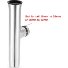 Wetnwind Demiryolu Montajı 316SS Deniz Balıkçı Çubuk Raf Tutucu Soketi 26-32MM Tüp Için Uygun (Yurt Dışından)