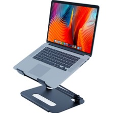 Mufamet  Basic Tüm Modellerle Uyumlu Çelik Sınırsız Açıda Kolay Ayarlanır Laptop Standı Yükseltici