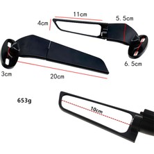 Wetnwind Kanat Dikiz Aynaları Yamaha Için Ayarlanabilir Cnc Yzf R15 R3 R25 NMAX155 (Yurt Dışından)