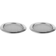 Homyl 2pcs Rezonatör Ekran Hoparlör Kapak Hoparlör Dobro Gitar Için Grill Mesh (Yurt Dışından)