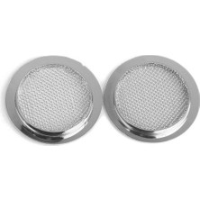 Homyl 2pcs Rezonatör Ekran Hoparlör Kapak Hoparlör Dobro Gitar Için Grill Mesh (Yurt Dışından)