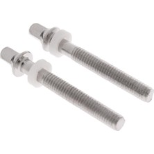 Homyl 2x2 Parçalar Metal Davul Gerilim Çubukları Tambur Cıvataları Perküsyon Enstrüman Parçaları 33MM 2 Pcs (Yurt Dışından)