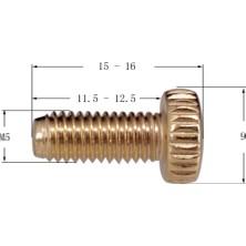 Homyl Gitar String Eyer Vidaları 3 Adet (Yurt Dışından)