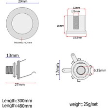 Homyl Pratik Gitar Ukulele Piezo Pikap Dönüştürücü Seti (Yurt Dışından)