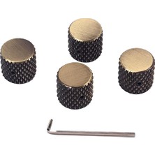 Homyl Düz /4 "katı Şaft Tenceresi - Gitar Bronz Seti 4 Pcs (Yurt Dışından)