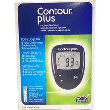 Contour Plus kaan şeekeri Takip Cihazı + 50 Ölçüm Stribi