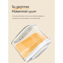 Aivema Kare Pres Tipi Depolama Tankı Mühürlü Tank Mutfak Taneleri Plastik Şeker Kutuları Meyve Tozu Kutusu Şeffaf Depolama Tankı (Yurt Dışından)