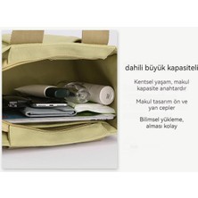 HBCS Yeni Kanvas Çanta Bento Küçük Çanta Tote Çanta El Taşıma Büyük Kapasiteli Tote Çanta (Yurt Dışından)