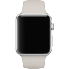 Apple Watch Uyumlu 38/40/41mm Seri 1/2/3/4/5/6/se/7/8/9 Ve 42mm Seri 10 AAA Kalite Silikon Kordon 