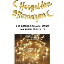 Pekshop Ledli Hoşgeldin Ramazan Yazısı Işıklı Ramazan Süsleri