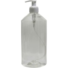 Paradise Boş Pet 1 Lt Sıvı Sabun ve Dezenfekten Doldurulabilir 2 Adet