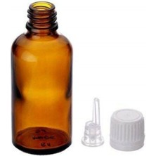 Paradise Amber Cam Şişe 100 ml Içten Damlalıklı 50 Adet