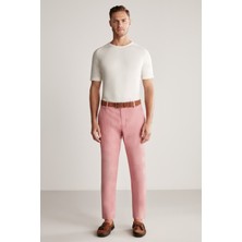 Pembe Yazlık Chino Pantolon