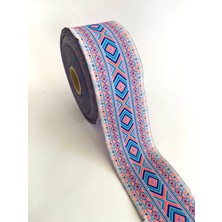 Fantastic 5 cm Etnik Desen Dokuma Bordür Kurdele