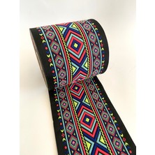 Fantastic 10 cm Etnik Desen Bordür Kurdele