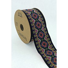 Fantastic 50MM Etnik Desen Dokuma Bordür Kurdele