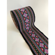 Fantastic 10 cm Etnik Desen Bordür Kurdele
