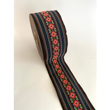 Fantastic 5 cm Etnik Desen Dokuma Bordür Kurdele