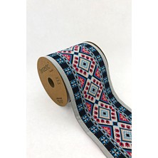 Fantastic 10 cm Etnik Desen Dokuma Bordür Kurdele