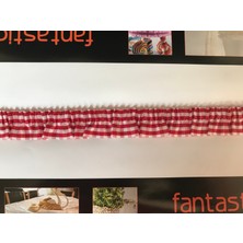 Fantastic Ekose Lastik Fırfır Plise