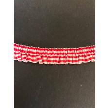 Fantastic Ekose Lastik Fırfır Plise
