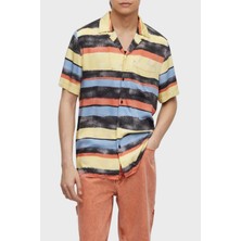 Hugo Desenli Apaş Yaka Relaxed Fit Gömlek Erkek Gömlek 50490675 971