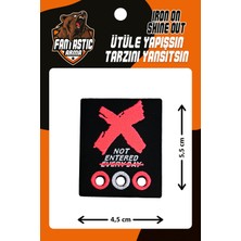 Fantastic Ütü Ile Yapışan Dokuma Arma Patch, x Not Entered