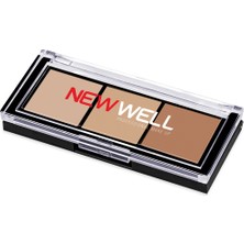 New Well Porcelain Make Up Highlighter 3lü