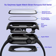 Kip GSM Apple Watch Uyumlu 38MM 40MM 41MM 42MM 44MM 45MM 49MM 1/2/3/4/5/6/se/7/8/ultra Suya Dayanıklı 360  Kasa ve Ekran Koruyucu