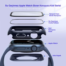 Kip GSM Apple Watch Uyumlu 38MM 40MM 41MM 42MM 44MM 45MM 49MM 1/2/3/4/5/6/se/7/8/ultra Suya Dayanıklı 360  Kasa ve Ekran Koruyucu