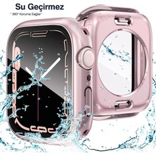 Kip GSM Apple Watch Uyumlu 38MM 40MM 41MM 42MM 44MM 45MM 49MM 1/2/3/4/5/6/se/7/8/ultra Suya Dayanıklı 360  Kasa ve Ekran Koruyucu