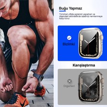 Kip GSM Apple Watch Uyumlu 38MM 40MM 41MM 42MM 44MM 45MM 49MM 1/2/3/4/5/6/se/7/8/ultra Suya Dayanıklı 360  Kasa ve Ekran Koruyucu