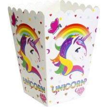 Kidspartim Beyaz Unicorn Mısır Kutusu